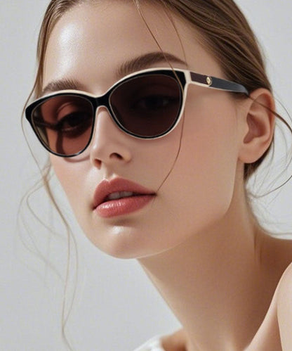 New Korean Style Fashion Beige Coffee Polarized Sunglasses
