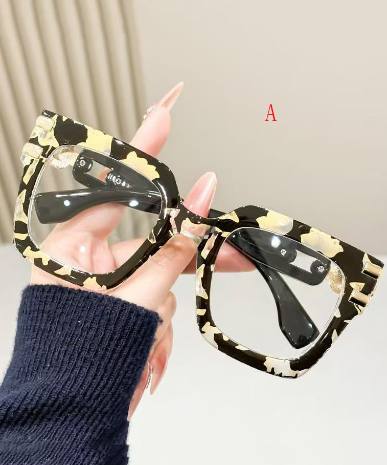 New Large Frame Fashion Print Full Frame Reading Glasses