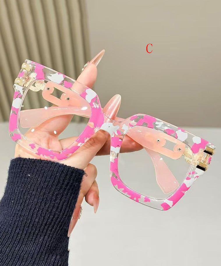 New Large Frame Fashion Print Full Frame Reading Glasses