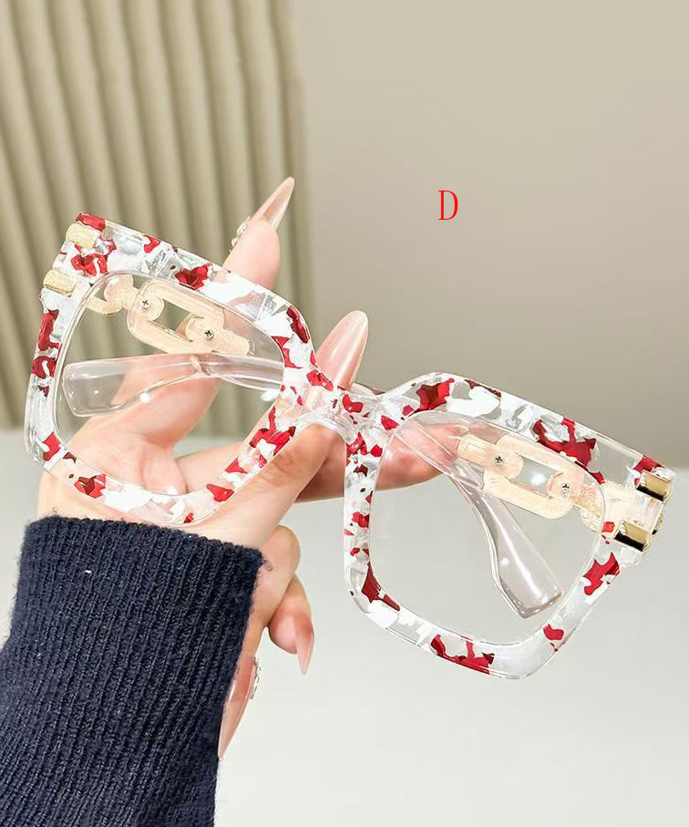 New Large Frame Fashion Print Full Frame Reading Glasses