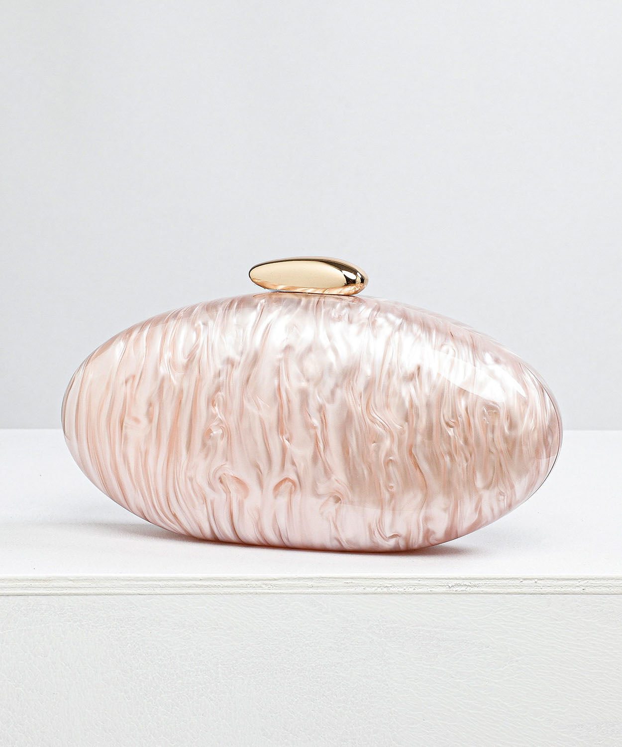 New Purple Acrylic Chain Evening Bag