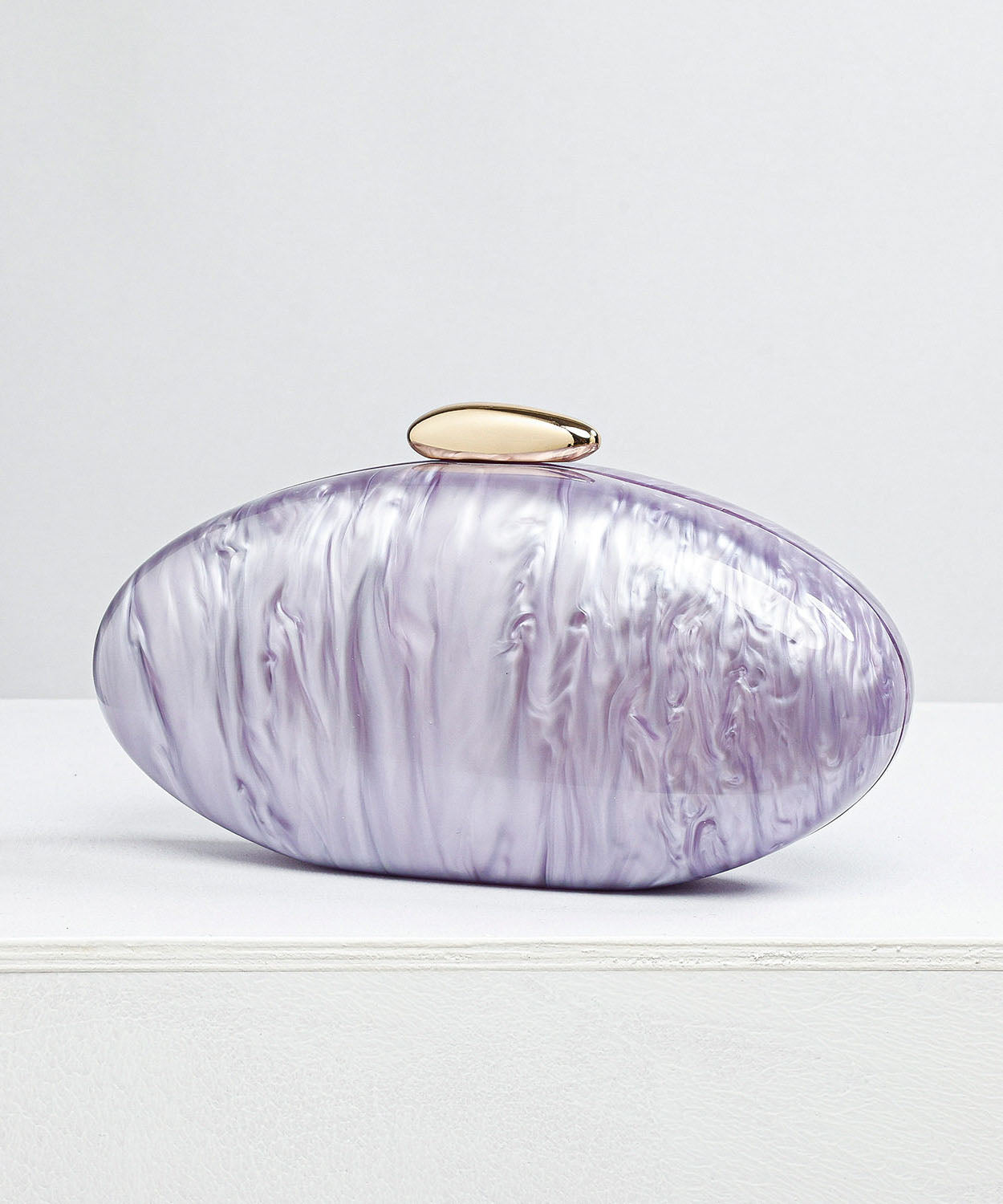 New Purple Acrylic Chain Evening Bag