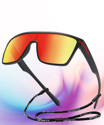 New Red Outdoor Large Frame Sports Eye Protection Sunglasses