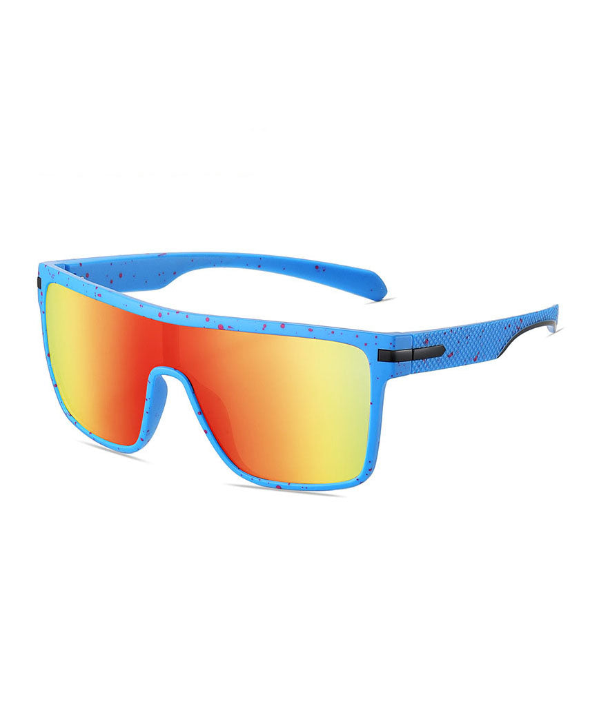 New Red Outdoor Large Frame Sports Eye Protection Sunglasses