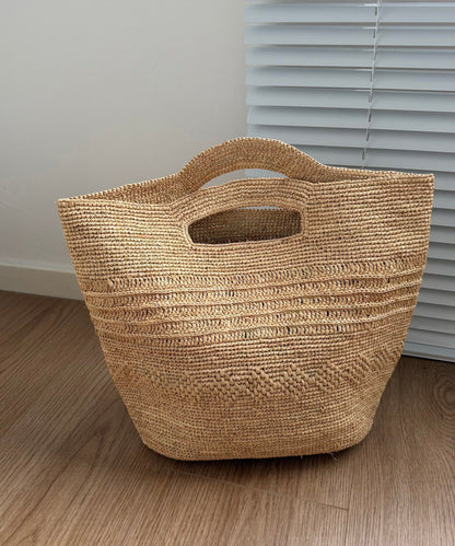 New Versatile Durable Straw Woven Tote Bag