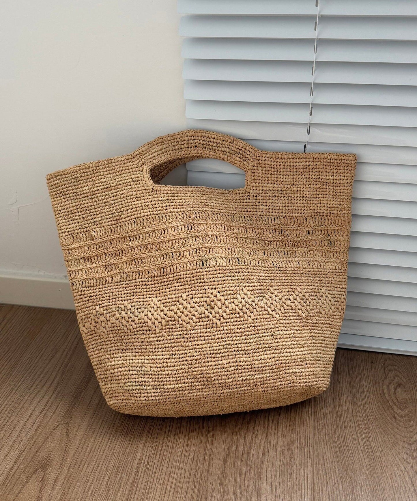 New Versatile Durable Straw Woven Tote Bag