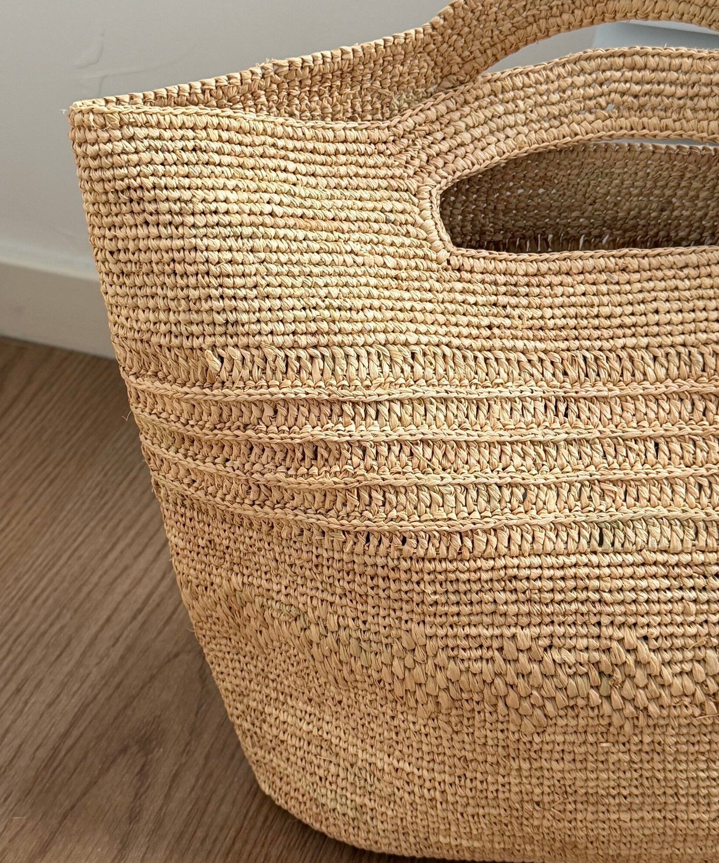 New Versatile Durable Straw Woven Tote Bag
