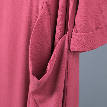 New black fall dress plus size O neck pockets traveling clothing boutique long sleeve autumn dress