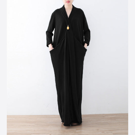 New burgundy sweater dresses plussize pullover vintage asymmetric winter dress