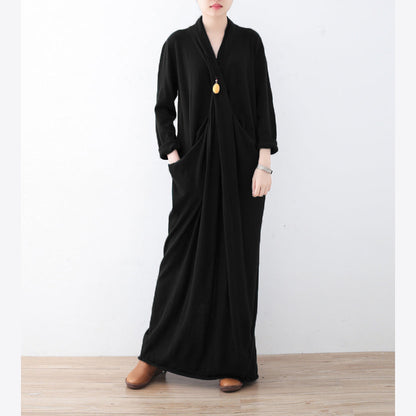 New burgundy sweater dresses plussize pullover vintage asymmetric winter dress