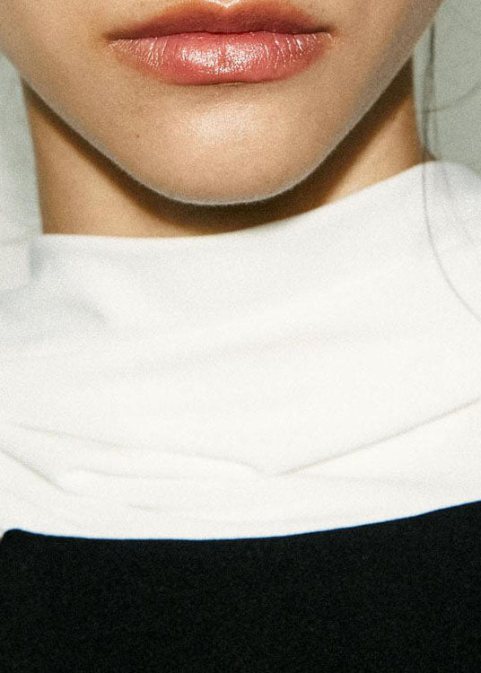 Novelty Black Backless Patchwork Cotton Mini Dresses Sleeveless