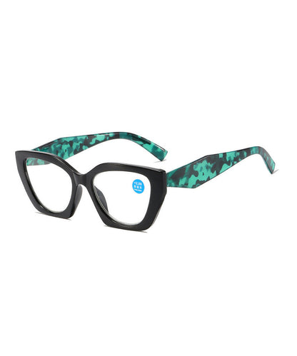 Novelty Blue Yellow Full Frame Reading Glasses