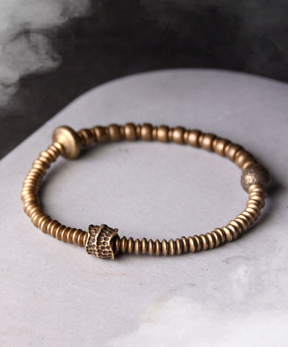 Original Design Copper Elastic Rope Unisex Bracelet