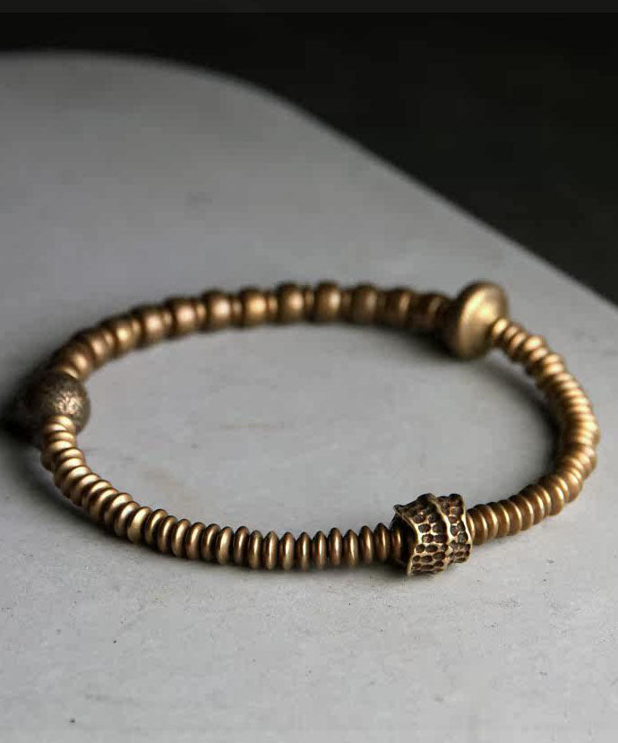 Original Design Copper Elastic Rope Unisex Bracelet