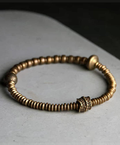 Original Design Copper Elastic Rope Unisex Bracelet