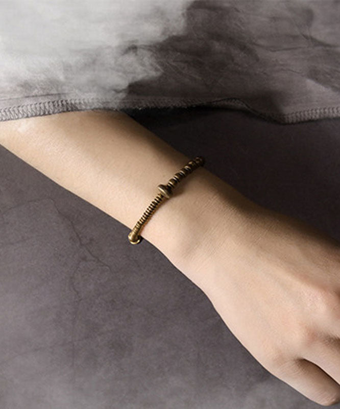 Original Design Copper Elastic Rope Unisex Bracelet