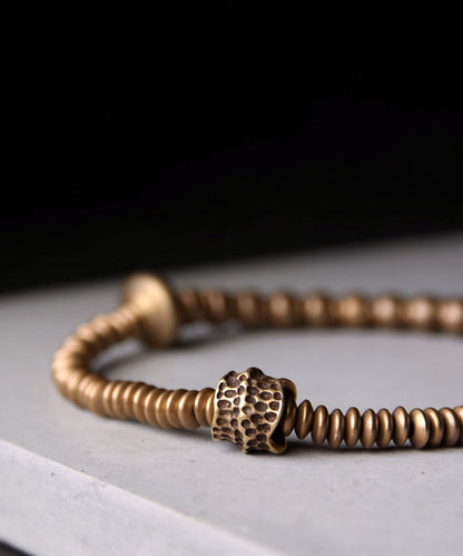 Original Design Copper Elastic Rope Unisex Bracelet