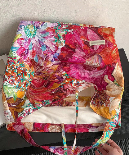 Original Design Print Large Capacity Canvas Shoulder Bag