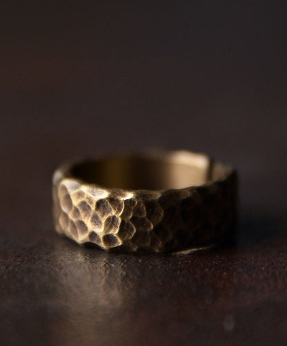Original Design Punk Street Handmade Unisex Copper Rings