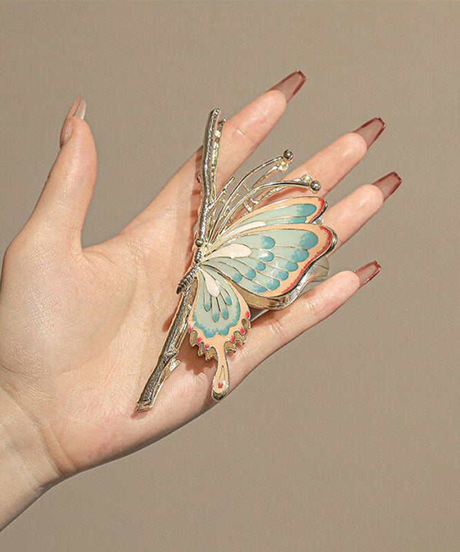 Original Design Rainbow Alloy Butterfly Hairpin