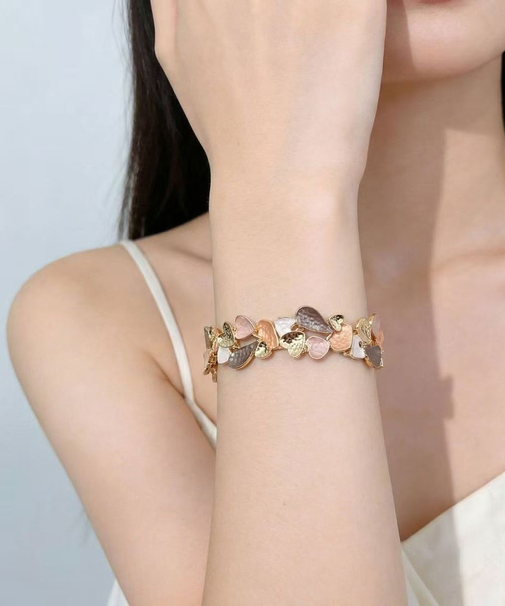 Original Design Red Alloy Love Elasticity Bangle