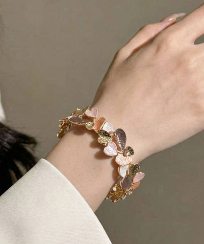 Original Design Red Alloy Love Elasticity Bangle