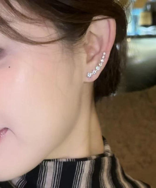 Original Design Silk Alloy Zircon Stud Earrings