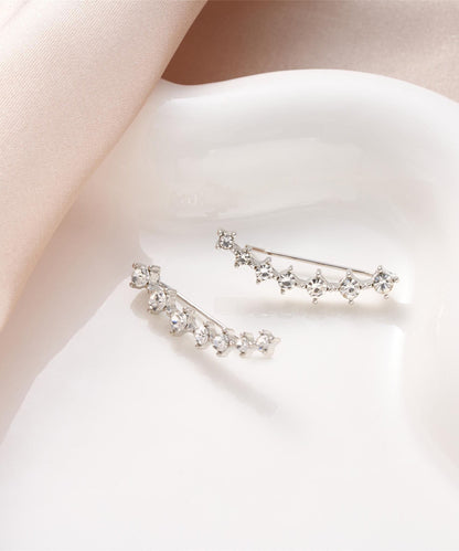 Original Design Silk Alloy Zircon Stud Earrings