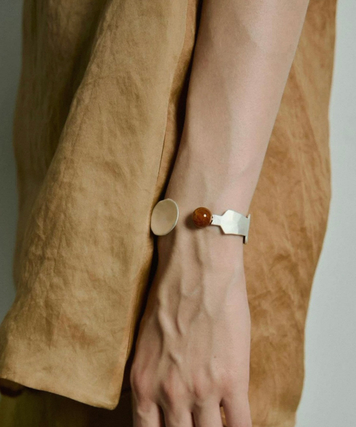 Original Design Silk Sterling Silver Cuff