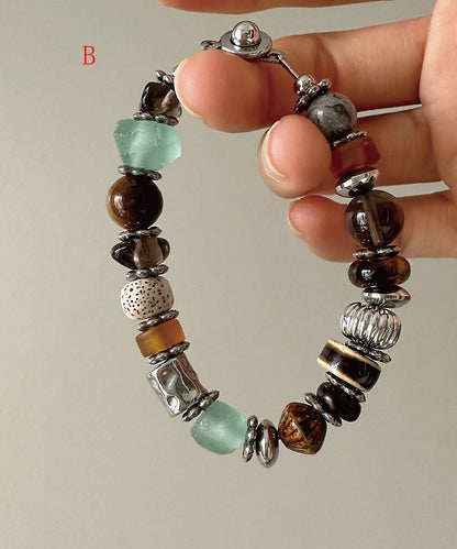 Original Design Titanium Steel Colored Bead Bracelet