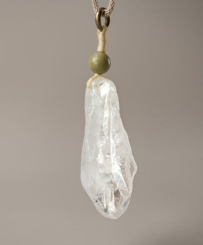 Original Design Versatile Asymmetrical Crystal Pendant Necklace