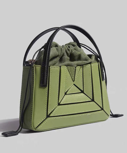 Original Design White Faux Leather Pleated Mini Bag