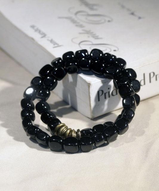 Original Obsidian Bead Male Female Multi Layer Bracelet