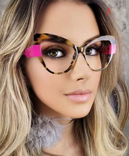 Personalized Color Blocking Anti Blue Light Full Frame Reading Glasses