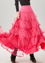 Load image into Gallery viewer, Pink Silm Fit Tulle Skirt Exra Large Hem Spring