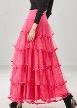 Load image into Gallery viewer, Pink Silm Fit Tulle Skirt Exra Large Hem Spring