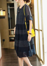 Load image into Gallery viewer, Plus Size Black Print Chiffon Maxi Dress Summer