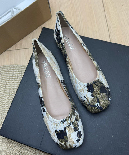 Plus Size Lake Blue Comfy Embroidered Penny Loafers