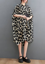 Load image into Gallery viewer, Plus Size Print Peter Pan Collar Pockets Cotton Dresses Summer