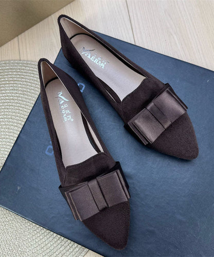 Plus Size Splicing Flat Shoes For Women Green Pointed Toe
