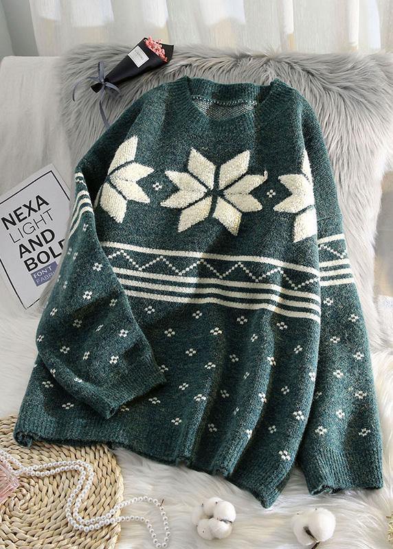 Pullover o neck burgundy knitted blouse trendy plus size knit blouse - SooLinen