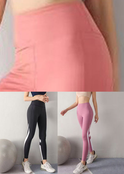 Push Up Pink High Waist Capri Gym Shark Leggings