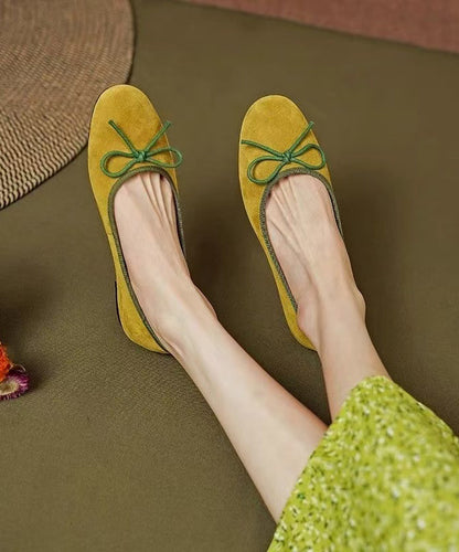 Red Bow Sheepskin Comfy Penny Loafers