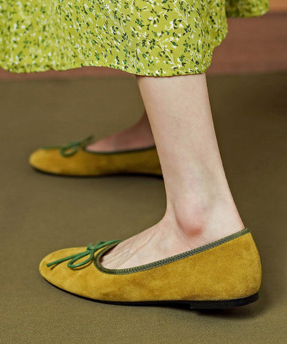 Red Bow Sheepskin Comfy Penny Loafers