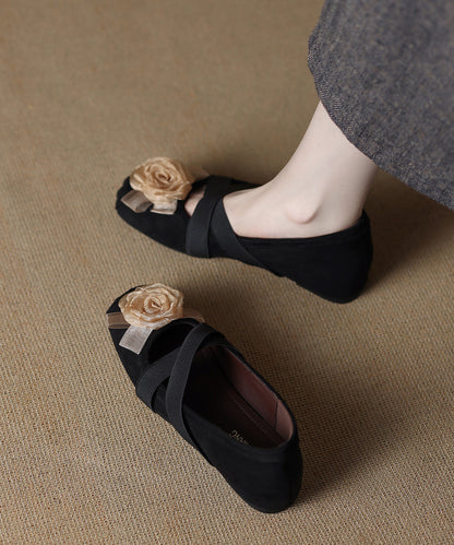 Red Flats Faux Leather Comfortable Lace Up Flats