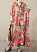 Load image into Gallery viewer, Red V Neck Patchwork Maxi Dress Summer