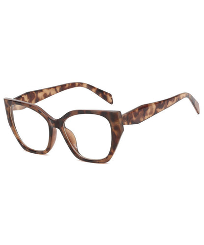 Retro Black PC Polygon Blue Light Blocking Sunglasses