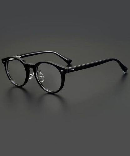 Retro Black Resin Reading Glasses