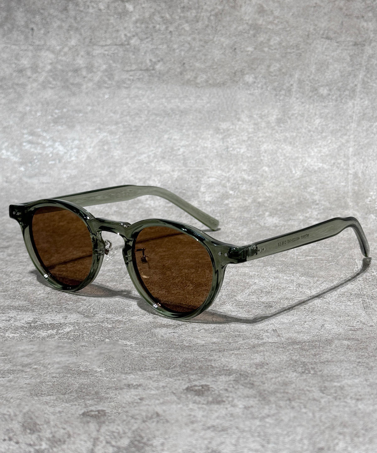 Retro Grass Green Resin Patchwor Unisex Reading Glasses