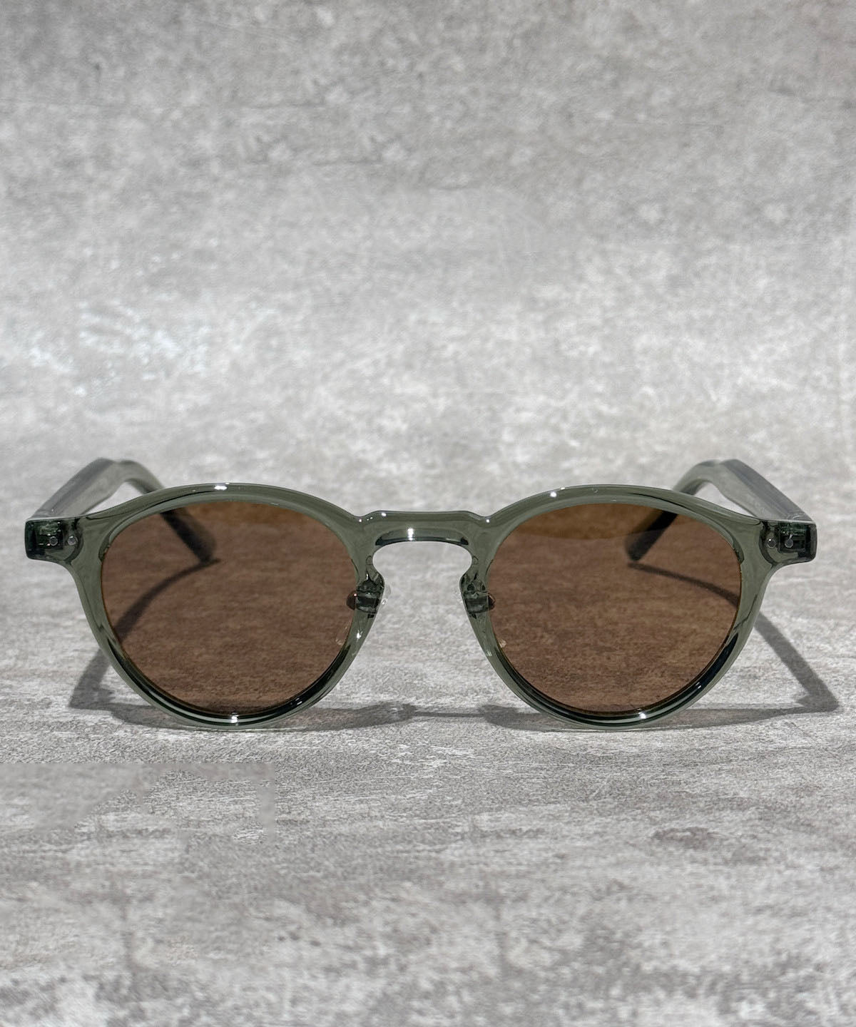 Retro Grass Green Resin Patchwor Unisex Reading Glasses